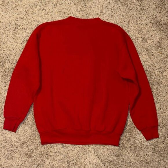 Vintage Mickey Mouse Unlimited Crewneck Red Sweatshirt Medium - Picture 6 of 6
